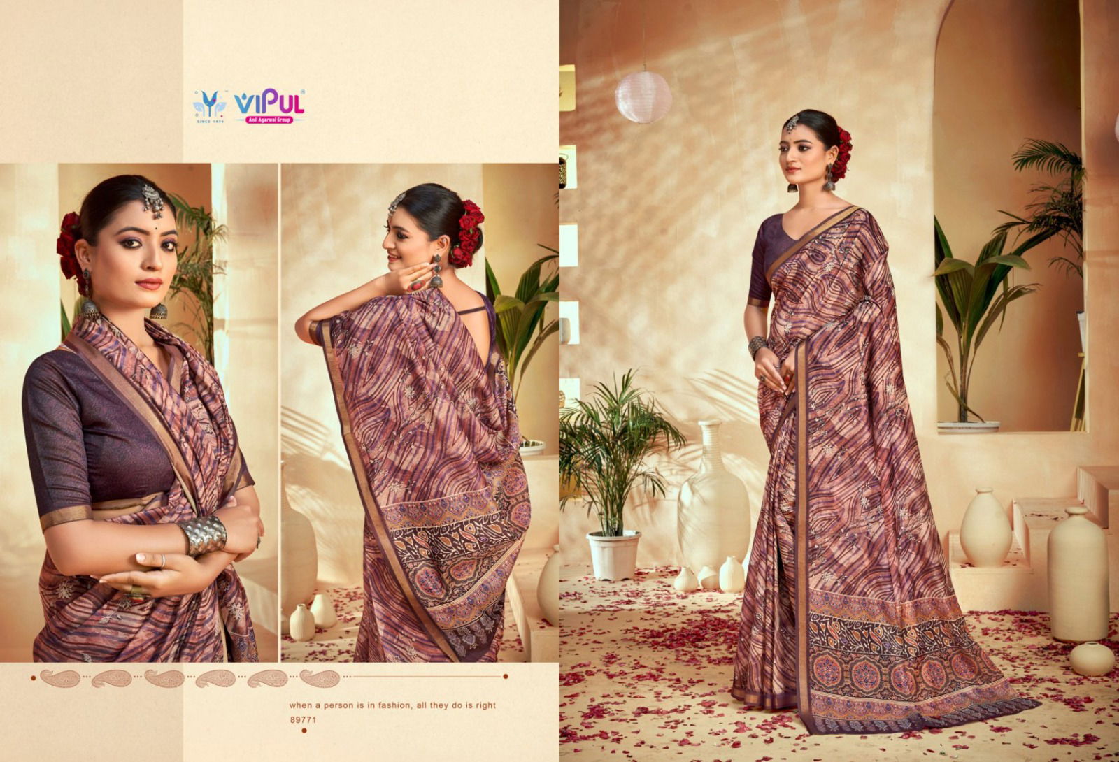 Amrapali Vol 3 By Vipul Cotton Daily Wear Saree Wholesale Market In Surat